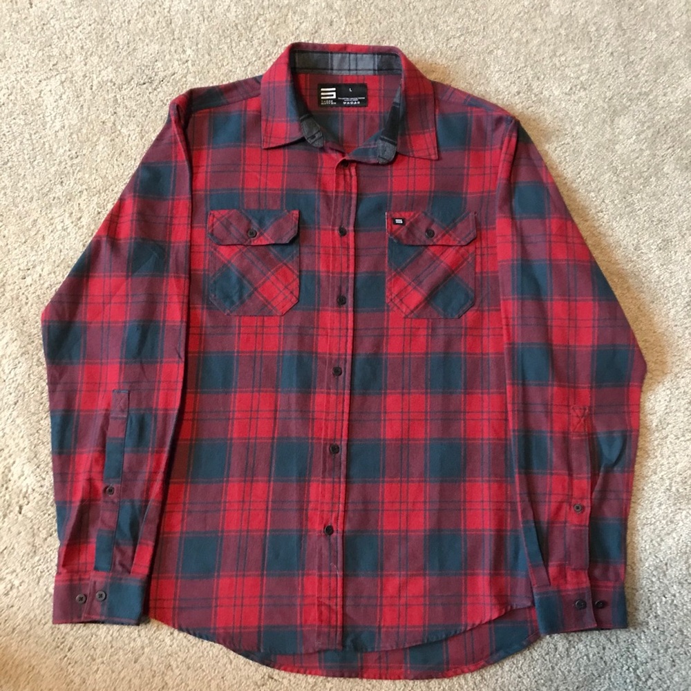 Three Sixty-Six Casual Flannel Shirt